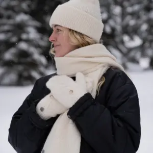 Beanie Fäustlinge mit Kappe